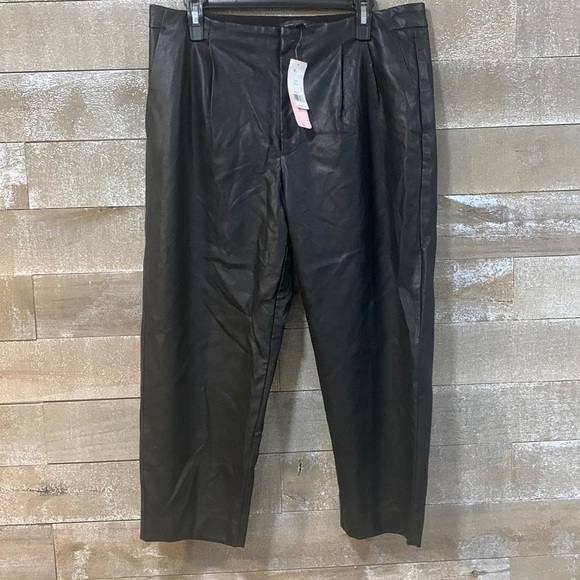 Banana Republic faux leather pant size 12 petite - Picture 1 of 10